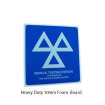 10mm Foam MOT Sign 10mm Foam MOT Sign