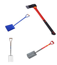 Spades, Shovels, Forks, Axes etc Spades, Shovels, Forks, Axes etc