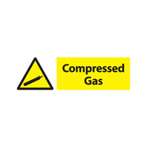 Compressed Gas Sign Compressed Gas Sign