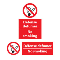 Defense defumer, No Smoking Signs Defense defumer, No Smoking Signs