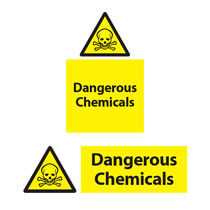 Dangerous Chemicals Sign Dangerous Chemicals Sign