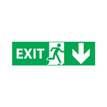 Exit Signs Down Arrow Exit Signs Down Arrow