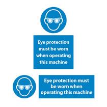 Eye Protection Must Be Worn Eye Protection Must Be Worn