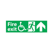 Fire Exit Sign Up Arrow Disabled Fire Exit Sign Up Arrow Disabled