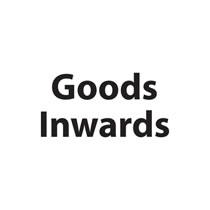 Goods Inwards Sign Goods Inwards Sign