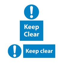 Keep Clear Signs Keep Clear Signs