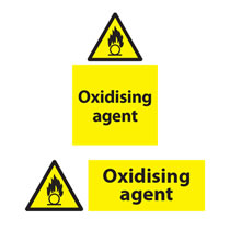 Oxidising Agent Sign Oxidising Agent Sign