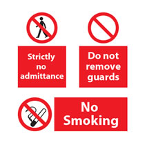 Prohibition Signs Prohibition Signs