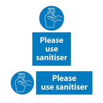Please Use Hand Sanitiser Sign Please Use Hand Sanitiser Sign