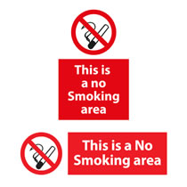 This is a No Smoking Area Sign This is a No Smoking Area Sign