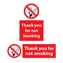 Thank You For Not Smoking Sign Thank You For Not Smoking Sign