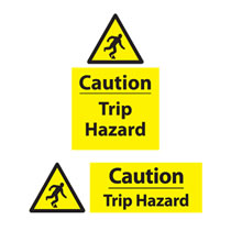 Trip Hazard Sign Trip Hazard Sign