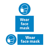Wear Face Mask Sign Wear Face Mask Sign