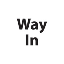 Way In Sign Way In Sign