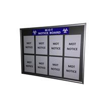 MOT Notice Boards MOT Notice Boards