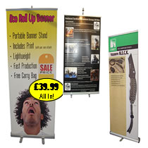 Single Sided Pull Up Banners Single Sided Pull Up Banners