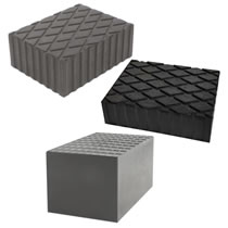 Rubber Blocks for Scissor Lifts & Jacking Beams Rubber Blocks for Scissor Lifts & Jacking Beams