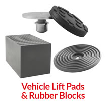 Vehicle Lift Pads & Rubber Blocks Vehicle Lift Pads & Rubber Blocks