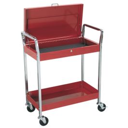 Input Rack Trolley 2 Level Trolley 2-Level with Lockable Top