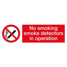Smell Alert Sign Smoke Detection Sign 600x200mm Vinyl