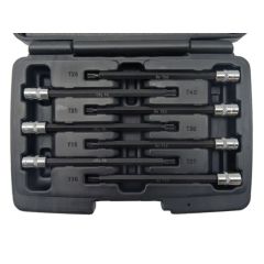 Bit Socket Set Torx Ball Ended 1/4"