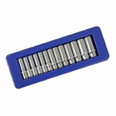 13 Piece 1/4" Drive Deep Socket 4-14mm