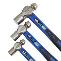 3 Piece Ball Pein Hammer With Fibreglass Handle