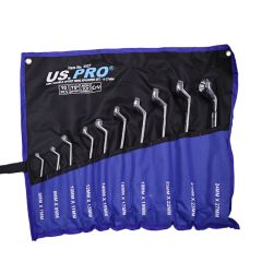 10 Piece Double Offset Ring Spanner Set 6mm - 27mm