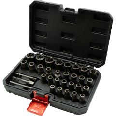 Welzh Werkzeug Master Twist Socket Removal Extractor Set 32 Piece
