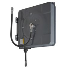 Cased Air Reel 3/8" x 10m c/w couplings & Air Gun