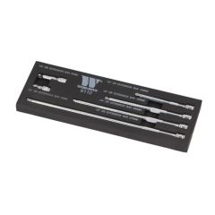5pc 1/4" Wobble Extension Bar Set