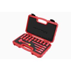 Insulated Socket Set 1/4"D 18pc