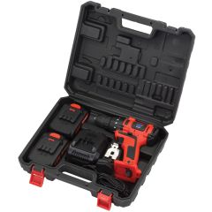 Welzh Werkzeug 18V Cordless Lithium Drill Kit With 2 Batteries