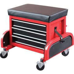 Welzh Werkzeug Creeper Roller Seat With 3 Draw Tool Chest Heavy Duty