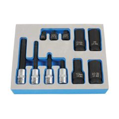 11pc Brake Caliper Socket & Bit Set For German Vehicles