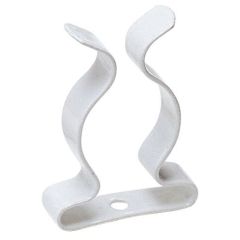 28-31mm Tool Clip White Nylon Coated