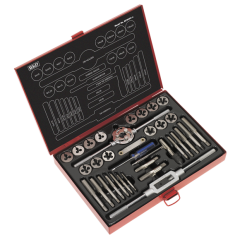 Tap & Die Set 33pc Split Dies Metric