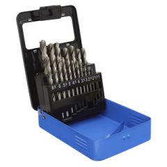 HSS Split Point Fully Ground Drill Bit Set 19pc Metric