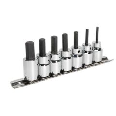 Hex Socket Bit Set 7pc 3/8"Sq Drive