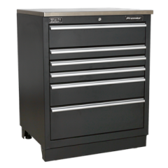 Premier™ Heavy-Duty Modular Floor Cabinet 6 Drawer 775mm