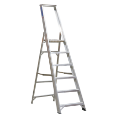 Industrial Step Ladder 6-Tread Aluminium - BS EN 131