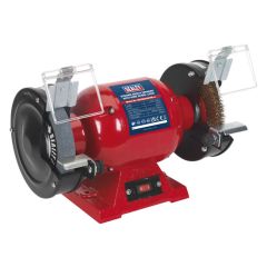 Sealey 6" Bench Grinder 150mm with Wire Wheel & Stone