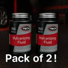 2 X TECH Chemical Vulcanizing Fluid Cement (8 Oz) (227ml)