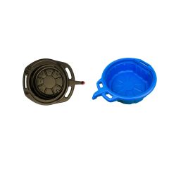 Oil/Fluid Drain Pans 15 Litre *BLACK and Blue*