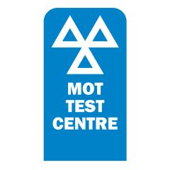 Eco-Pavement Sign - MOT Test Centre