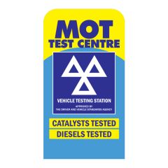 Eco-Pavement Sign - MOT Test Centre