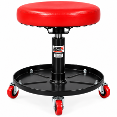 Gear4Garage Rolling Mechanic Stool, 150KG Padded Roller Seat
