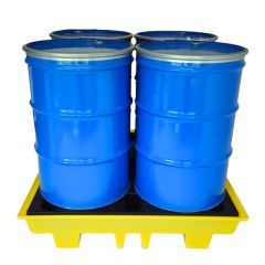 4 Drum Poly Bund Pallet *Low Profile *