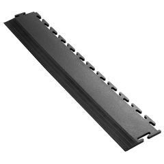 Ecotile Recycled Industrial Floor Edge Ramp, 2 Pack - Black