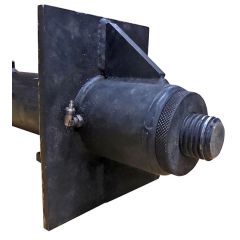 Opaque Black Painted Cylinder Ram KP118